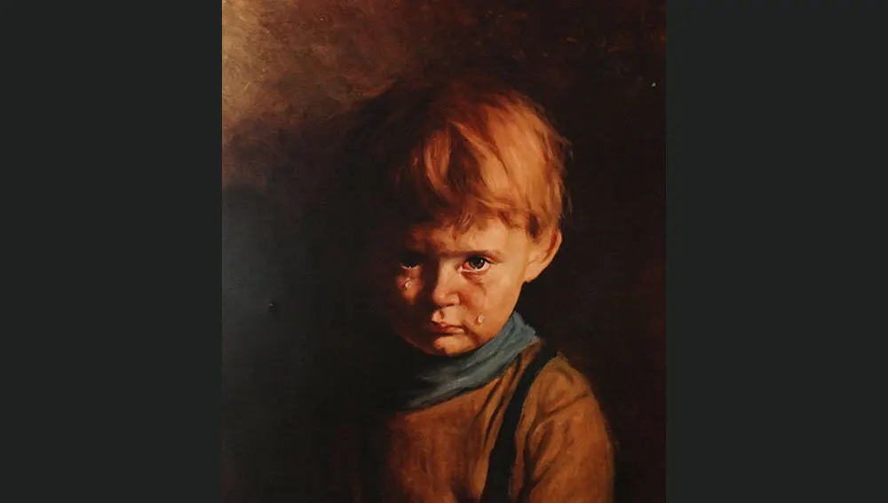 Картина «Плачущий мальчик»