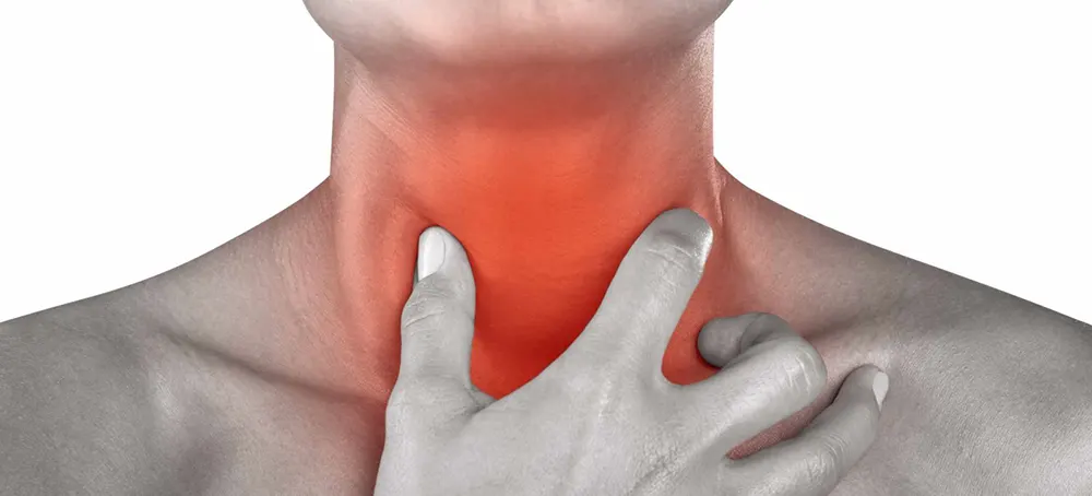 Изжога повышает риск рака горла и голосовых связок