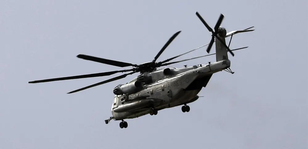 В США потерпел крушение вертолет, погибли пять морских пехотинцев