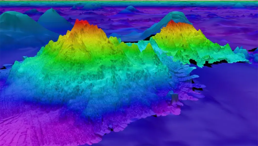 В Тихом океане обнаружены подводные горы высотой 2680 метров