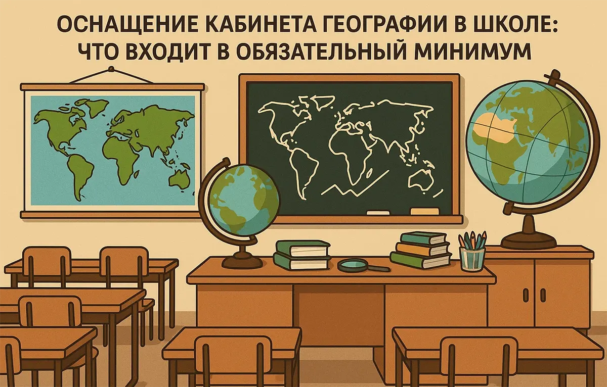 Оснащение кабинета географии в школе: что входит в обязательный минимум